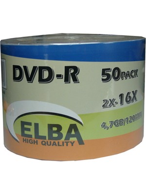 Elba Dvd-R 50Lİ 4,7GB/120MIN 16X Shrink