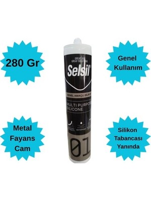 Adalı Store Şeffaf Genel Amaçlı Silikon Fayans Cam Metal Yapıştırmak Için