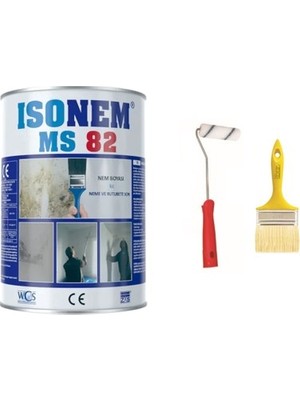 Adalı Store 5 kg Beyaz Epoksi Rulo ile Nem Rutubet Boyası Iç Mekan Kullanımı