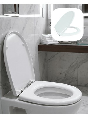 Str Store Universal Klozet Kapak Seti Kaydırmaz Alt Yüzey Kolay Temizlik Banyo Aksesuarı