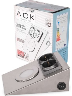 Ack Ledli Prizli Tezgah Alti Armatür 6500K AH11-00234