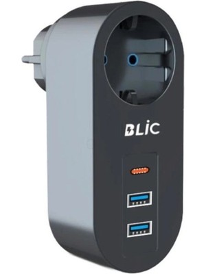 Adalı Store Ftr-07 2xusb 1xtypec Termal Akım Korumalı Isıya Dayanıklı Tekli Priz