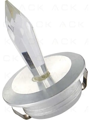 Ack 3W Mat Krom Kirmizi Isik Siva Alti LED Spotlight AH05-00843