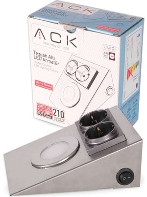 Ack Ledli Prizli Tezgah Alti Armatür 3000K AH11-00204