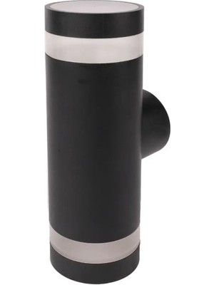 Ack 18W LED Duvar Armatürü / Siyah / Yuvarlak / 6500-4000-3000K Butonlu Renk Seçenegi AT16-01891