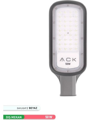 Ack 50W 3000K IP65 Smd LED Sokak Armatürü AT41-15000