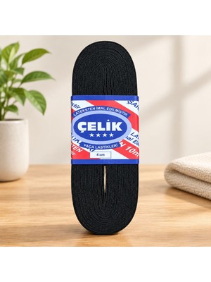Adalı Store 10 M 4 cm Siyah Paça Lastiği