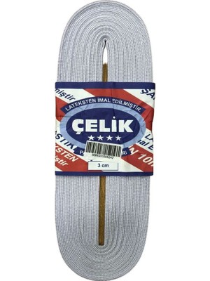 Adalı Store 10 M 3 cm Beyaz Paça Lastiği