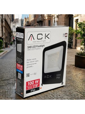 Ack 100W Dob Smd LED Projektör 6500K AT62-19132