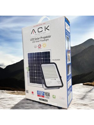 Ack 150W Lensli Solar LED Projektör 6500K IP65 AT65-19432