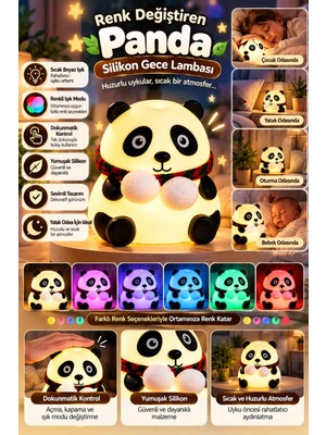 Bin1çeşit Renk Değiştiren Panda