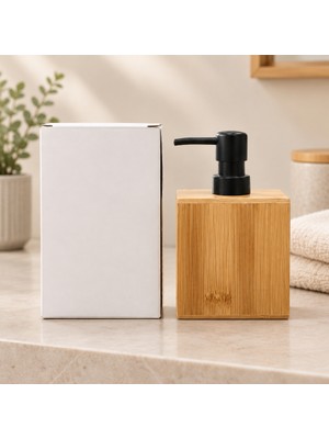 Str Store Kare Bambu Sıvı Sabunluk 170 ml