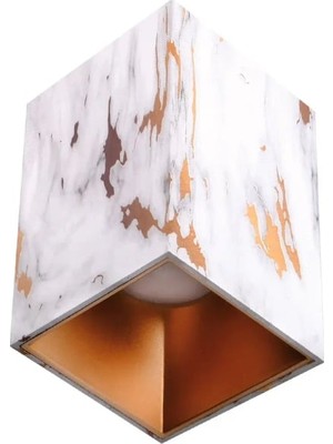 Ack Sivaüstü Dekoratif Armatür  74X110MM  Parlak Altin  Reflektör Gold Mermer Kasa AH12-07563