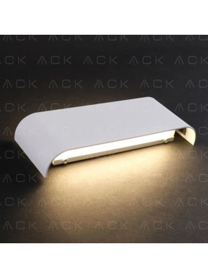 Ack Avva 12W Beyaz 4000K LED Duvar Armatürü AH07-03310