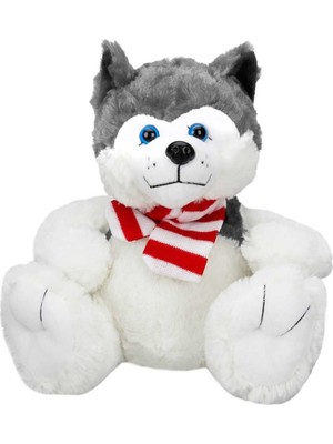Mabelme Store 1030 Oturan Husky Atkılı Köpek 30 cm