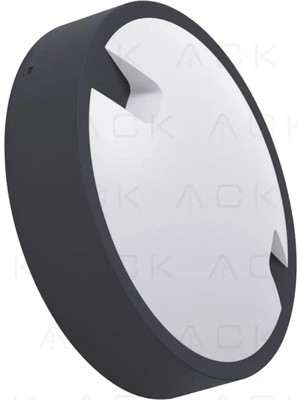 Ack 18W 6500K Siva Üstü Armatür Siyah Gövde AT10-71831