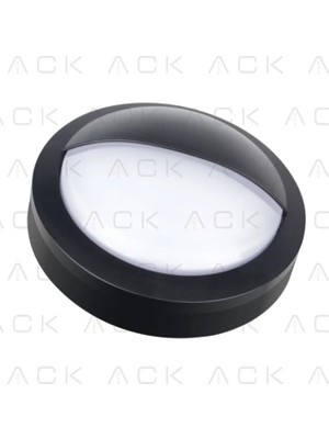 Ack 18W Siyah 3000K IP65 LED Tavan ve Duvar Armatürü AT10-21801