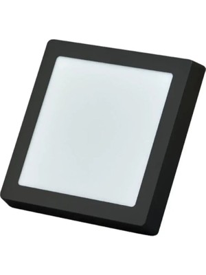Ack 12W Siyah 3000K Siva Üstü Kare LED Panel AP04-01201