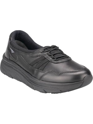 Forelli 31105-G Daxi Siyah Kadın Comfort Deri Ayakkabı