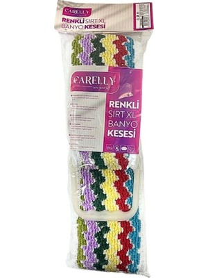 Dolozena Renkli Xl Sırt Banyo Kesesi