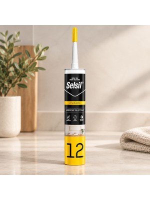Dolozena Ayna Montaj Şeffaf Silikon