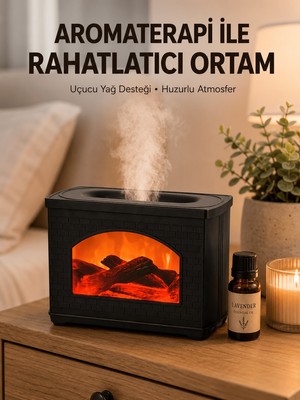 Str Store Aromaterapi Uyumlu Ultrasonik Oda Nemlendirici Ayarlanabilir Sis Çıkışlı