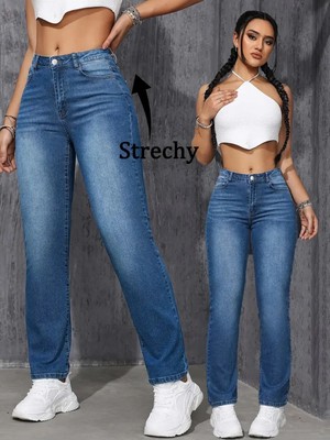 Beeke Layal Monera Mom Boyfriend Jeans Denim Kot Pantolon
