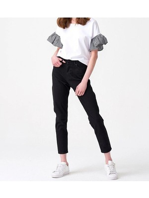 Beeke Isabella Zero Max Yüksek Bel Siyah Likralı Esnek Kot Pantolon Esnek Jeans(Tam Kalıptır)