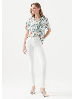 Beeke Ramses Beyaz Yüksek Bel S.ü.p.e.r Skinny Jeans Pantolon Jeans(Toparlayıcı)