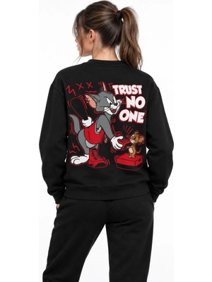 Book OrBook Trust No One Tom Jerry Eşofman Takımı Kadın (YET368)