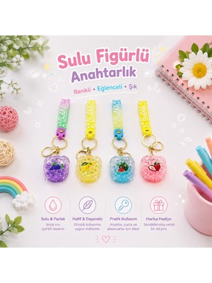 Str Store Mika Kristal Anahtarlık Altın Kulplu