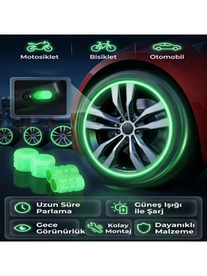 Alvenda Home Fosforlu Gece Parlayan Sibop Kapağı