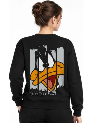Book OrBook Daffy Duck Bl Sweatshirt Kadın (YSW326)