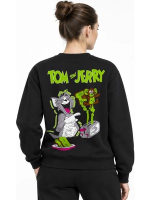 Book OrBook Tom And Jerry Bl Sweatshirt Kadın (YSW366)