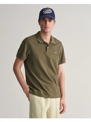 Gant Erkek Yeşil Regular Fit Polo