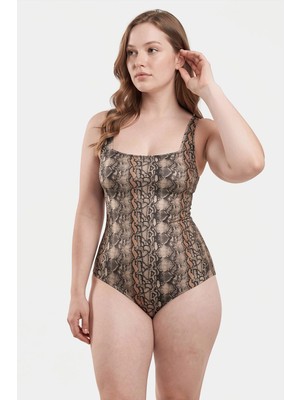 Dagi Multicolor Corset Shaping Swimsuit