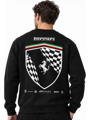 Book OrBook Ferrari Formula One F1 Sweatshirt Erkek (YSW350)