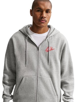 Nike Giyim Ceket M Nk Club Bb Fz Jdı IO9616-063 Gri