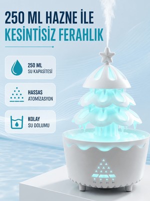 Str Store Şans Ağacı LED Işıklı Ultrasonik Buhar Makinesi Esansiyel Yağ Aroma Yayıcı