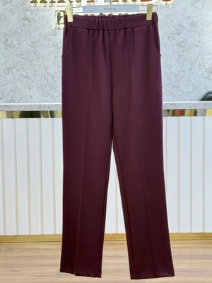 Sentez SZ-5616-B Bordo Renk Elisse Büyük Beden Pantolon