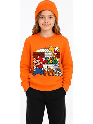 Book OrBook Süper Mario Bricks Eşofman Takımı Kız Çocuk (CET130)