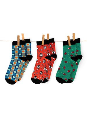 Str Store 3'lü Paket Pamuk Çorap