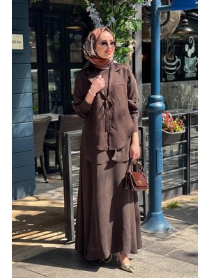 Miss Dalida Ceket- Elbise Takım 2260252 Kakao Kahve