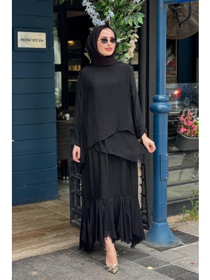 Moor Softa Elbise 26S9001 Siyah