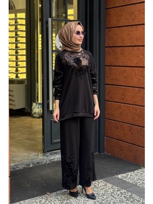 Moor Sienna Pantolonlu Takım 26W4092 Siyah