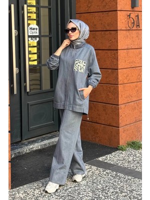 Kayra Ceket KA-A26-13017 Gri