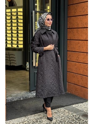 Kayra Trençkot KA-A26-14039A Siyah