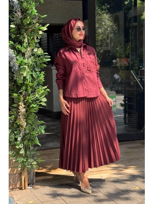 Kayra Gömlek KA-B26-11026 Bordo