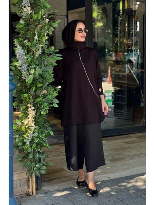 Invee Vektör Tunik 7218 Siyah