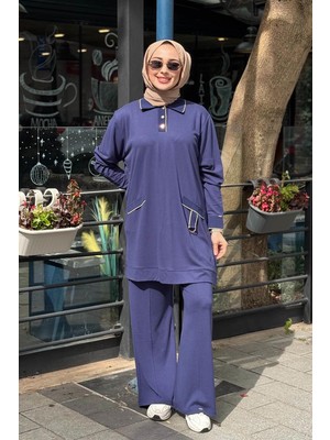 Invee Pamuk Pantolon 7205A Indigo